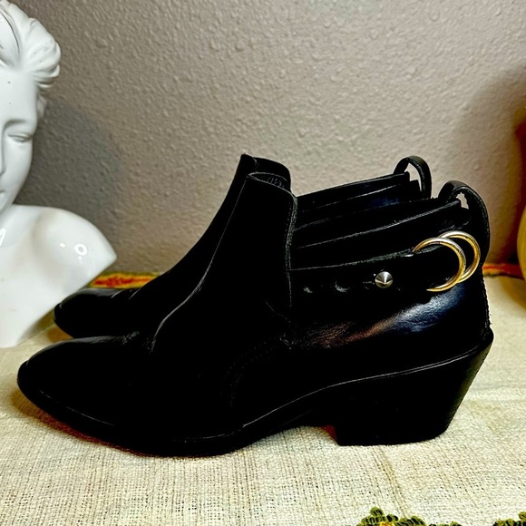 Rag & Bone Harrow Leather Ankle Boots - Picture 2 of 10